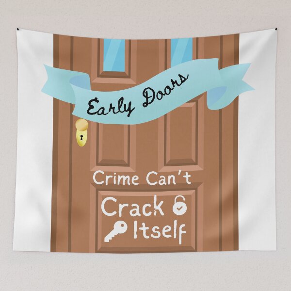 Item preview, Copy of Early Doors/ Crime Can't Crack Itself designed and sold by ishitastore08.