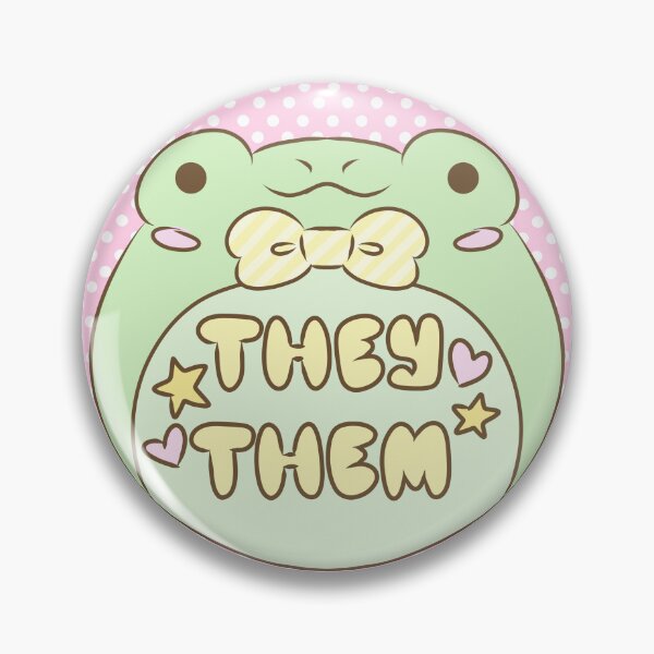 Item preview, Pronoun Frog Part 2 - They Them designed and sold by Frigg-The-Frog-.