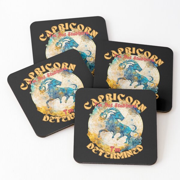 Item preview, Capricorn: I'm Not Stubborn, I'm Determined. capricorn sign designed and sold by ZodiacWonders.
