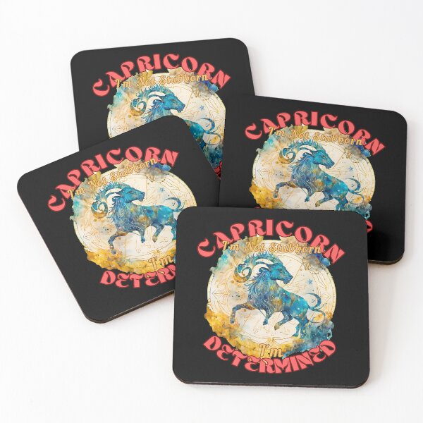Item preview, Capricorn: I'm Not Stubborn, I'm Determined. capricorn astrology designed and sold by ZodiacWonders.