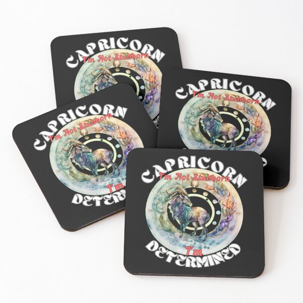 Item preview, Capricorn: I'm Not Stubborn, I'm Determined. capricorn season designed and sold by ZodiacWonders.