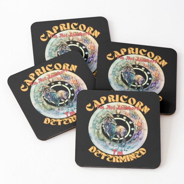 Item preview, Capricorn: I'm Not Stubborn, I'm Determined. capricorn star sign designed and sold by ZodiacWonders.