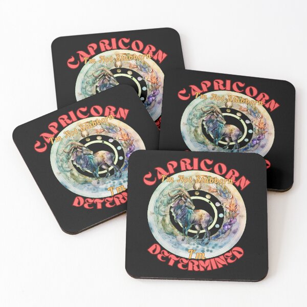 Item preview, Capricorn: I'm Not Stubborn, I'm Determined. capricorn quotes designed and sold by ZodiacWonders.
