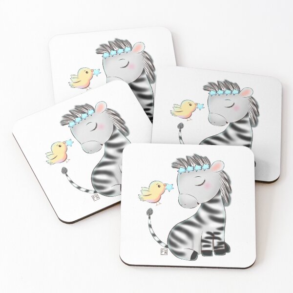 Item preview, Zebra | Zebra Lovers - Zebra and bird designed and sold by FennyWijayaMomo.