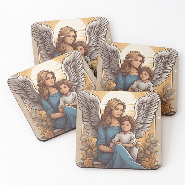 Item preview, Divine Harmony: Female Angel and Child designed and sold by Fenomena Designs.