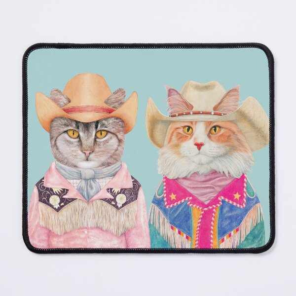 Item preview, Rodeo Cats - Tabby and Longhaired Ginger Cat designed and sold by AnimalCrew.