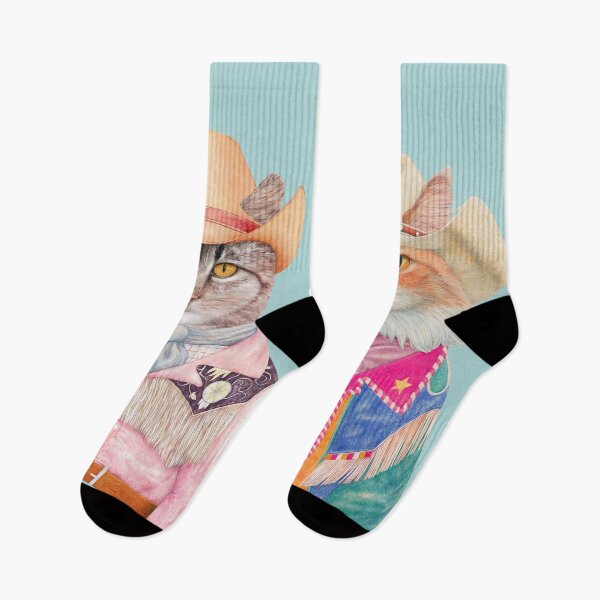 Item preview, Rodeo Cats - Tabby and Longhaired Ginger Cat designed and sold by AnimalCrew.