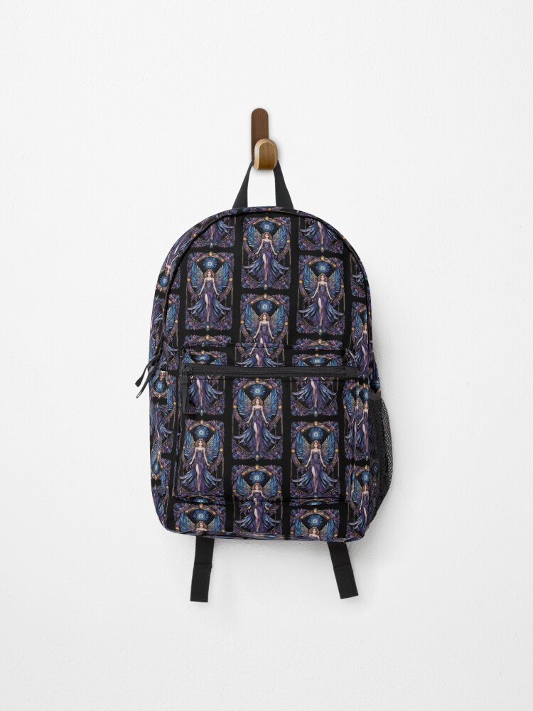 Thumbnail 1 of 3, Backpack, Stained Glass Angel Pattern designed and sold by Desfix.