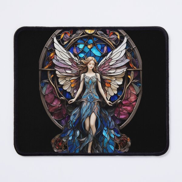Aperçu de l'œuvre Motif d'ange en vitrail créée et vendue par Desfix.