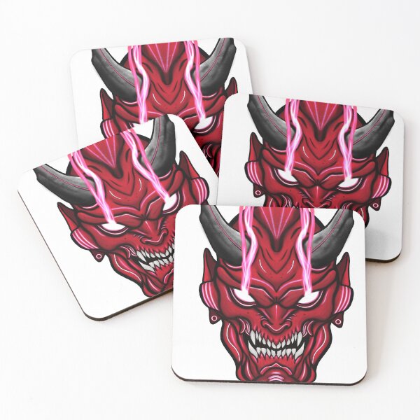 Item preview, Oni neón  designed and sold by jihaoArt.