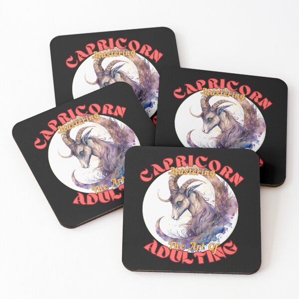 Item preview, Capricorn: Mastering The Art Of Adulting. capricorn astrology designed and sold by ZodiacWonders.