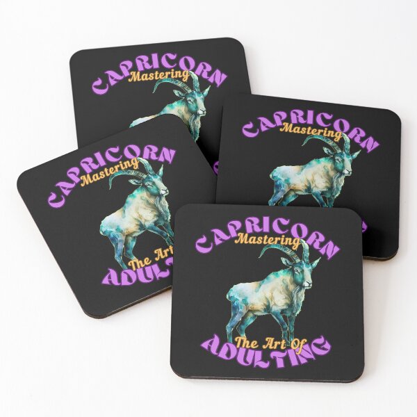 Item preview, Capricorn: Mastering The Art Of Adulting. capricorn goddess designed and sold by ZodiacWonders.