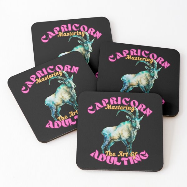 Item preview, Capricorn: Mastering The Art Of Adulting. capricorn saying designed and sold by ZodiacWonders.