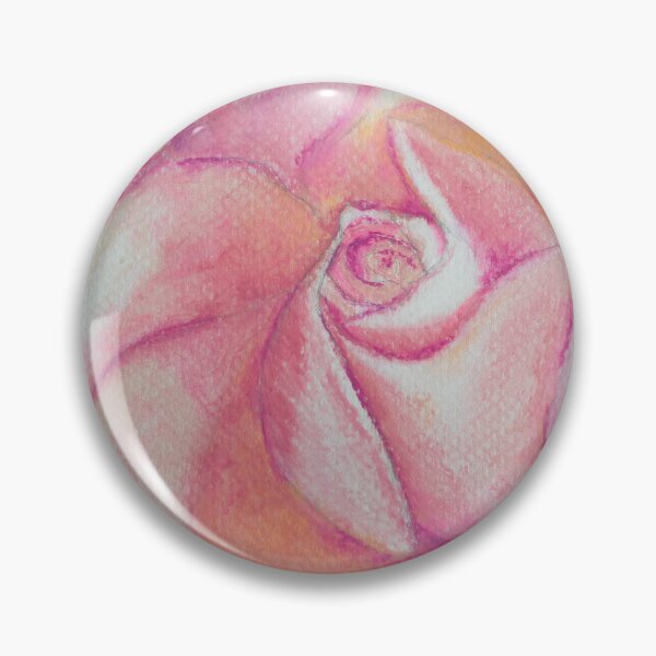 Item preview, Impressionist rose oil pastel painting close up designed and sold by Ammi77.