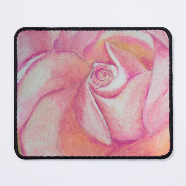 Item preview, Impressionist rose oil pastel painting close up designed and sold by Ammi77.