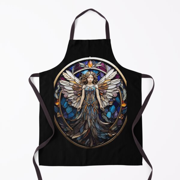Aperçu de l'œuvre Motif d'ange en vitrail créée et vendue par Desfix.