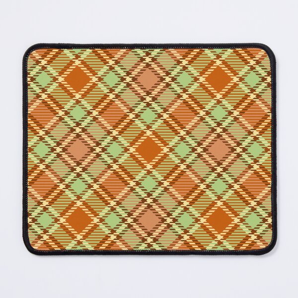 Item preview, Green and brown checkered plaid pattern designed and sold by Osting.