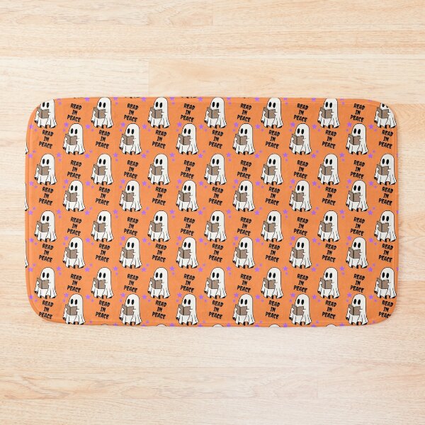 Item preview, Halloween Ghost Reading Book under a blanket of stars - Let Me Read In Peace designed and sold by The magic  Yellow bus.