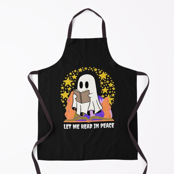 Item preview, Halloween Ghost Reading Book under a blanket of stars - Let Me Read In Peace designed and sold by The magic Yellow bus.