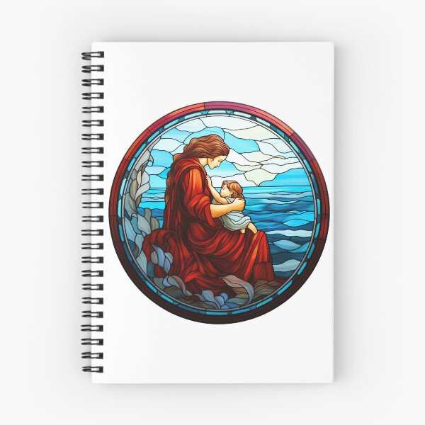 Item preview, Kopie von Cross with mountains stained glass designed and sold by Seelenretter.