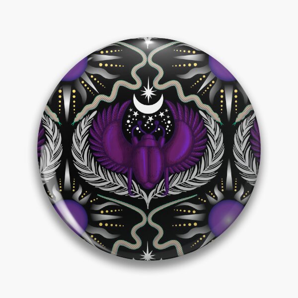 Item preview, Midnight Scarab - Purple designed and sold by Carina Parry Studios.