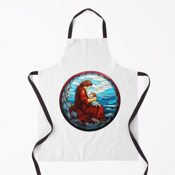 Item preview, Kopie von Cross with mountains stained glass designed and sold by Seelenretter.
