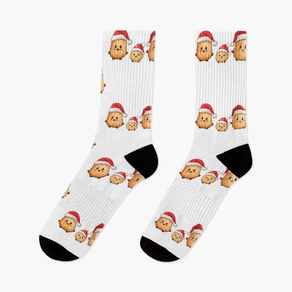Item preview, Funny Tater tot Christmas - tater tots - holiday vibe - family - illustration - Santa hat  designed and sold by Irie Designs.