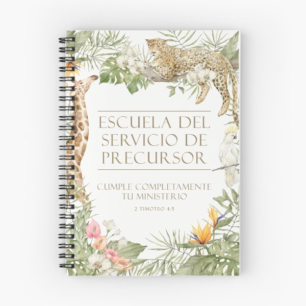 Item preview, Escuela del Servicio de Precursor (Jungle Animals) designed and sold by Paper Bee Gift Shop.