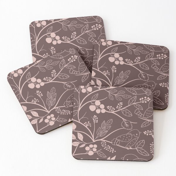 Item preview, Autumn Birds Pattern 4 designed and sold by marknprints.