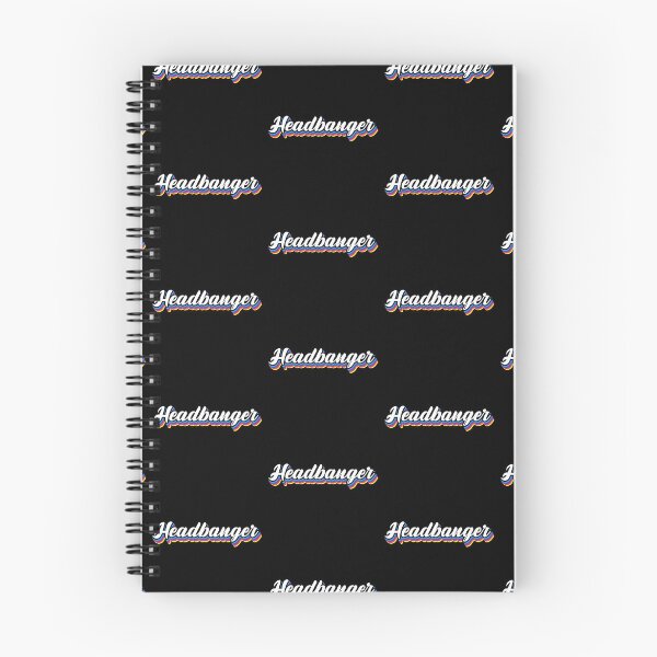 Item preview, Headbanger retro txt designed and sold by Krissys-Art.