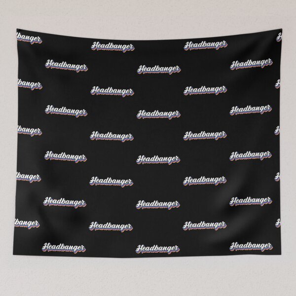 Item preview, Headbanger retro txt designed and sold by Krissys-Art.