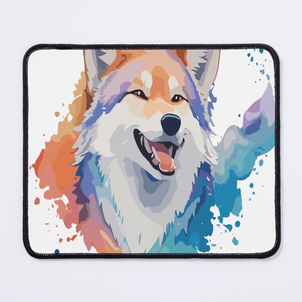 Item preview, Wolf in watercolors designed and sold by LongIslandDesgn.