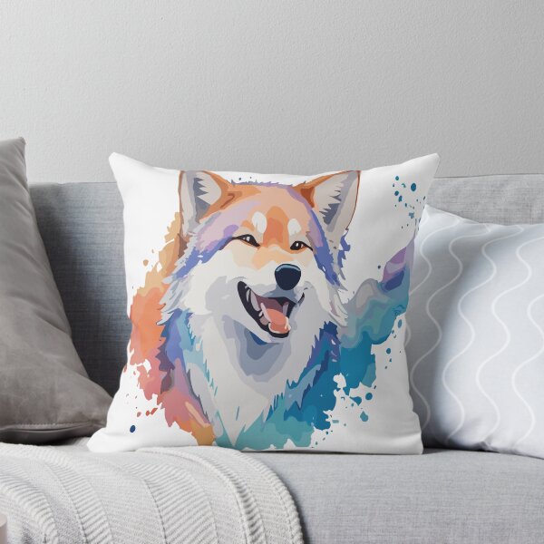 Item preview, Wolf in watercolors designed and sold by LongIslandDesgn.