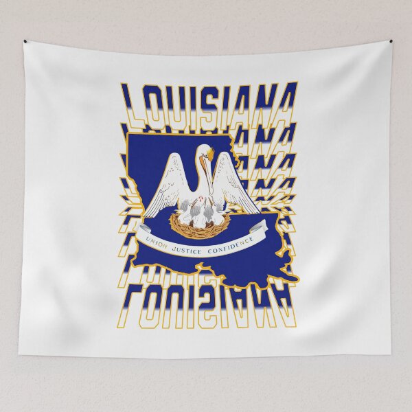 Item preview, State of Lousiana Flag Pelican Rolo Design designed and sold by DsignaStudio.