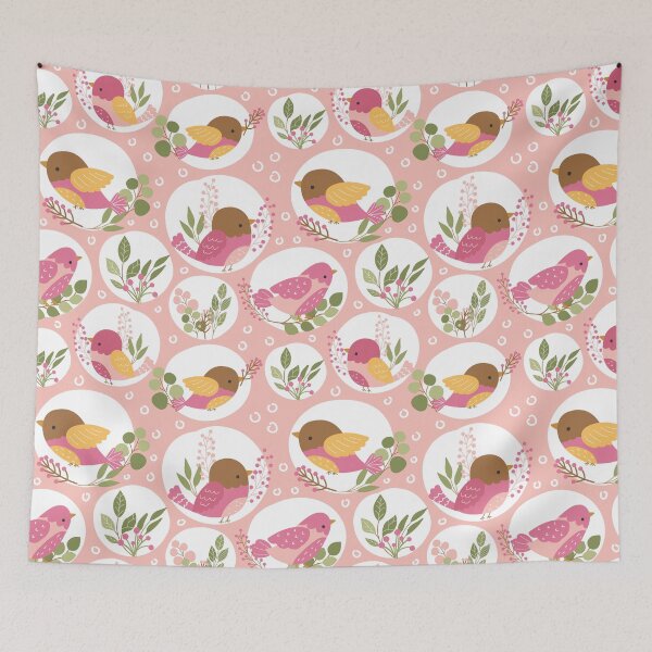 Item preview, Autumn Birds Pattern 5 designed and sold by marknprints.