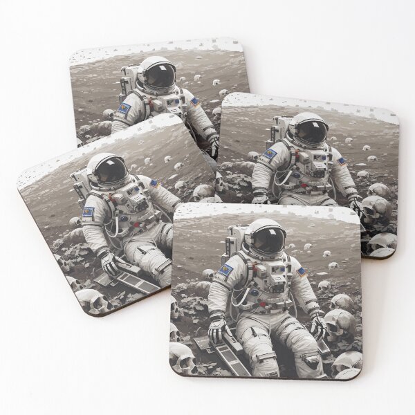Item preview, Triumph Over Adversity - Astronaut in Life's Graveyard. designed and sold by SandArtz.
