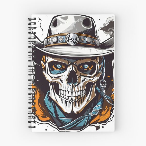 Item preview, Skull head with cowboy hat designed and sold by wplamkung.