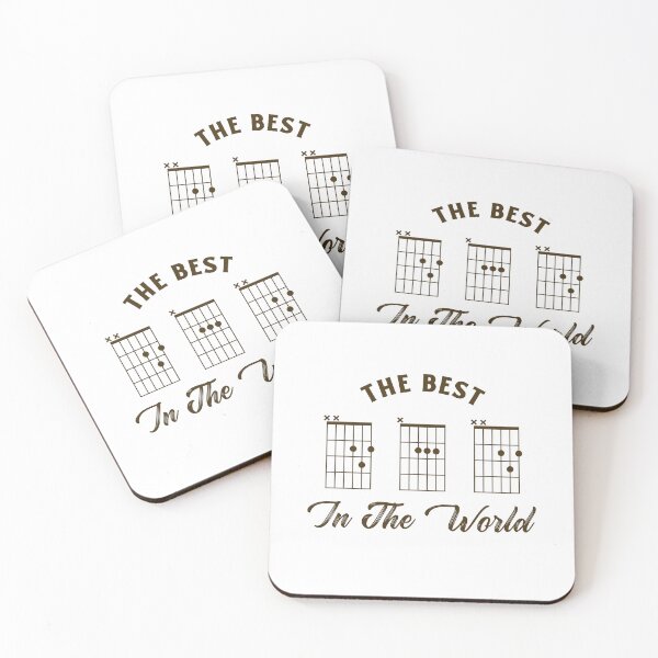 Item preview, The Best DAD (guitar chords) In The World designed and sold by guvnaguitars.