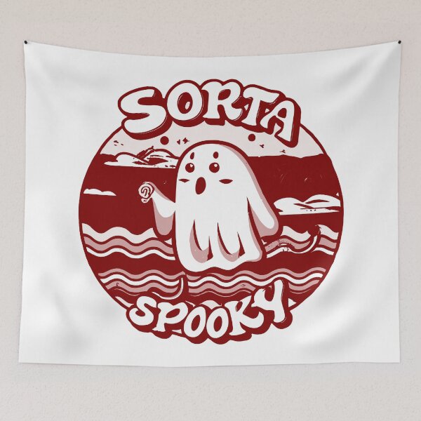 Item preview, Sorta Spooky ghost retro designed and sold by Ivanc2814.