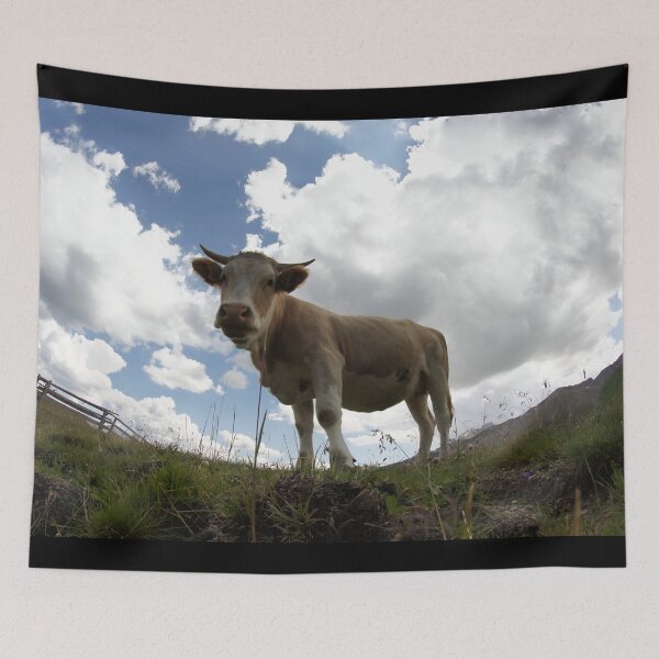 Item preview, Cow with horns designed and sold by animal-animal.