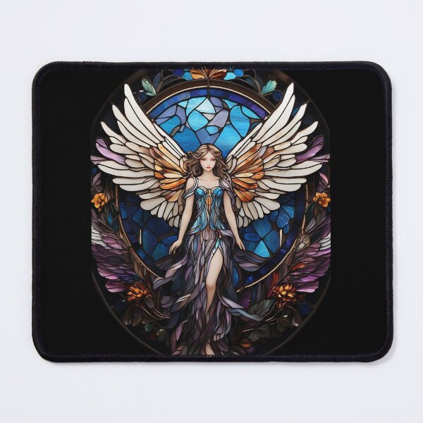 Aperçu de l'œuvre Motif d'ange en vitrail créée et vendue par Desfix.