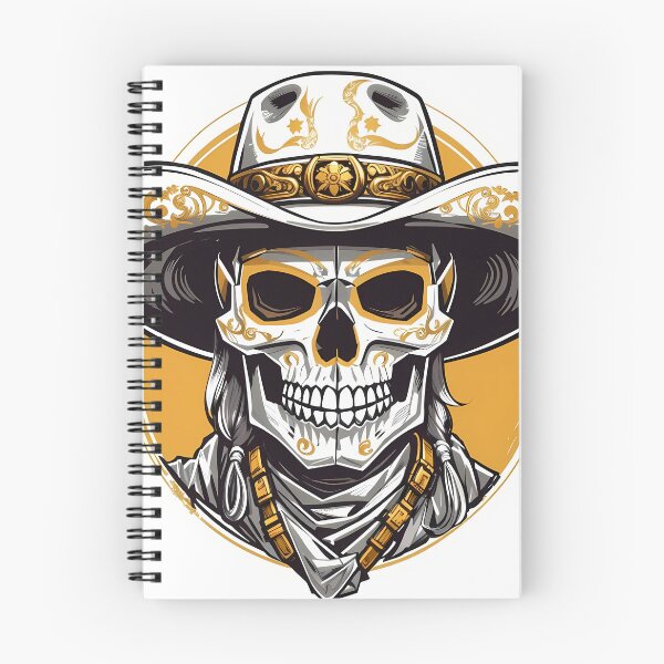 Item preview, Skull head with cowboy hat designed and sold by wplamkung.