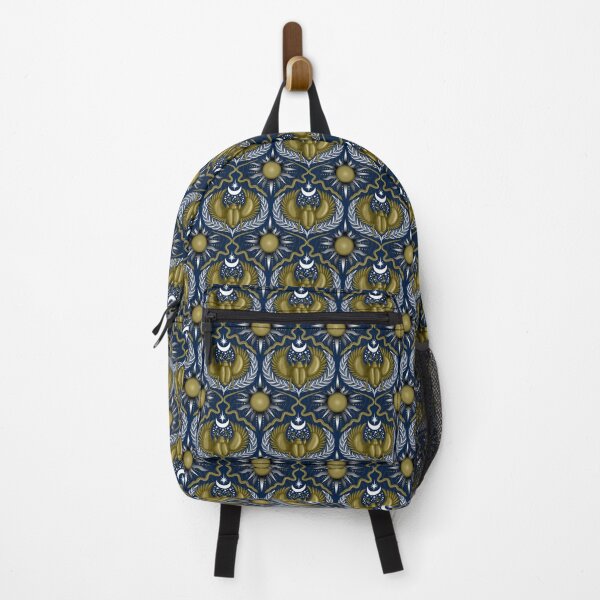 Item preview, Midnight Scarab - Navy and Gold designed and sold by Carina Parry Studios.