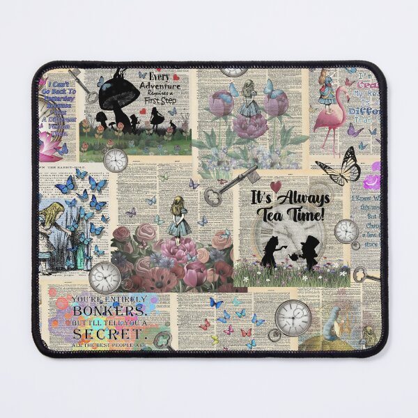 Aperçu de l'œuvre Alice au pays des merveilles - Dictionnaire Art Collection créée et vendue par maryedenoa.