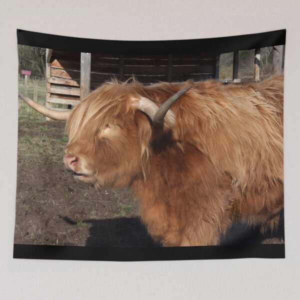 Item preview, Cow with horns designed and sold by animal-animal.