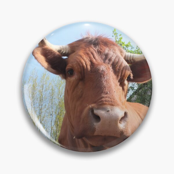 Item preview, Cow with horns designed and sold by animal-animal.