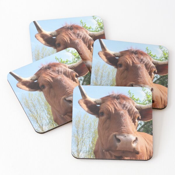 Item preview, Cow with horns designed and sold by animal-animal.