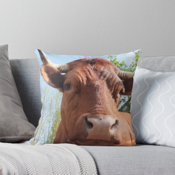 Item preview, Cow with horns designed and sold by animal-animal.