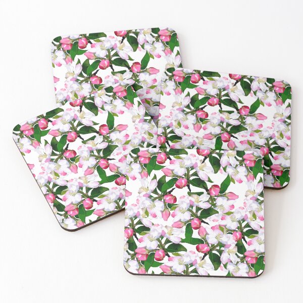 Item preview, Apple tree blossom pattern designed and sold by mariya-ivanova.