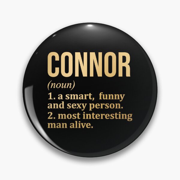Item preview, Connor Name Definition in Gold designed and sold by XCIV.